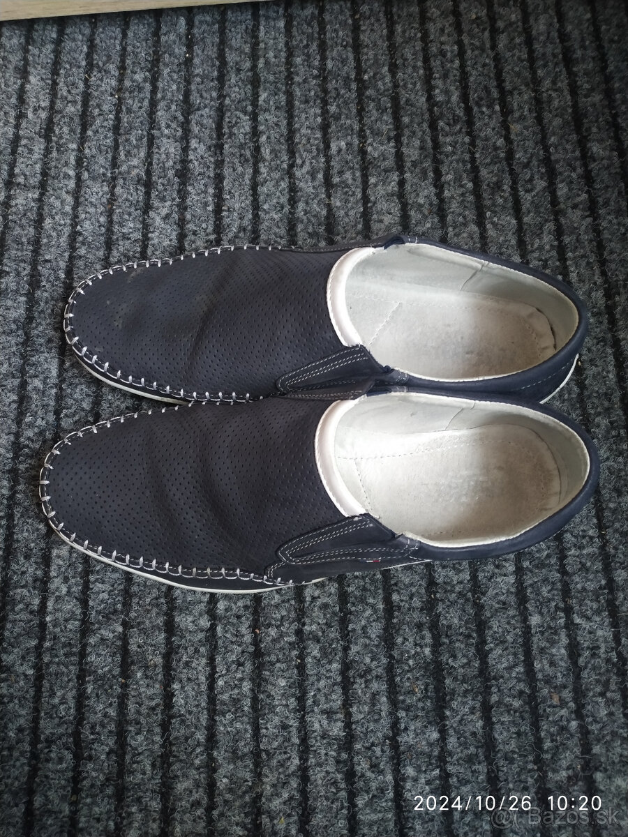 Pánske kožené topánky