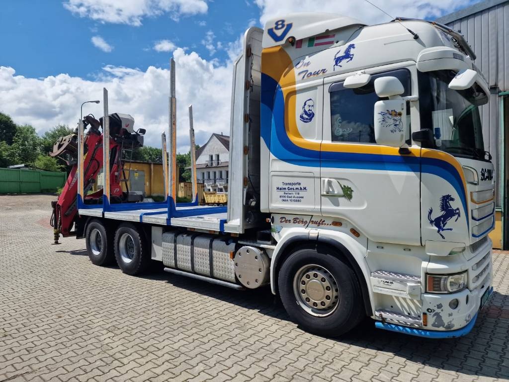 Scania R 560 do drewna do lasu lesovoz