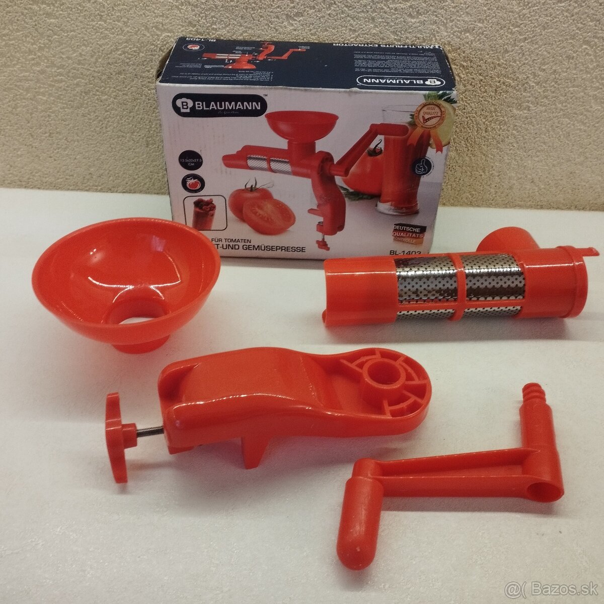 Nový odšťavovač Blaumann