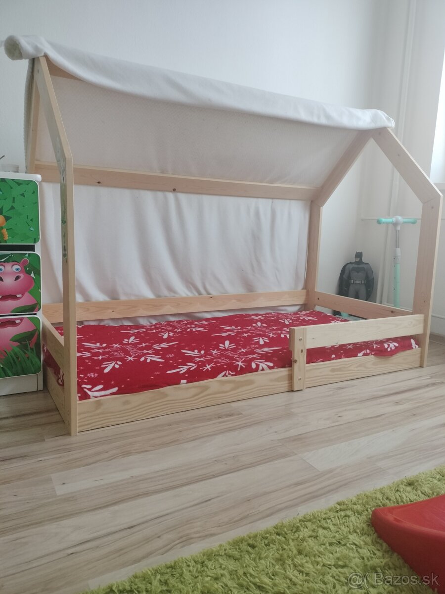 Decká domček posteľ