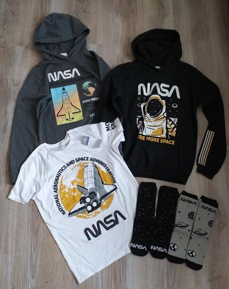 Nové chlapčenské mikiny,tričko,ponožky NASA 164