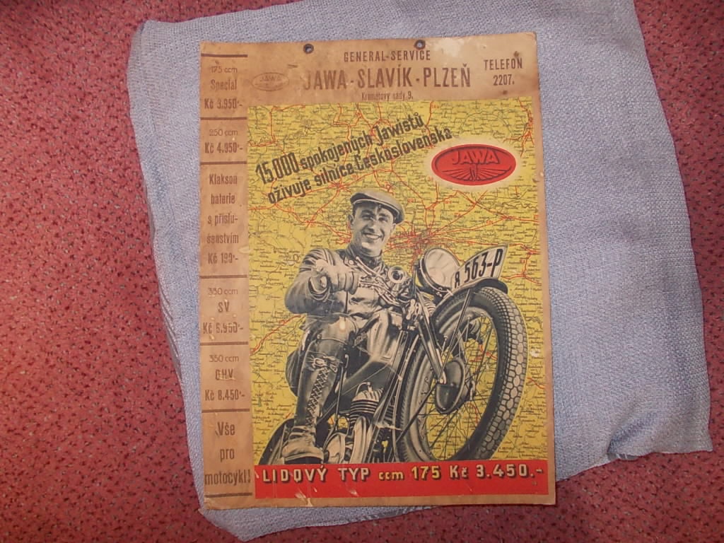PĚKNÁ PAPÍROVÁ CEDULE FY JAWA