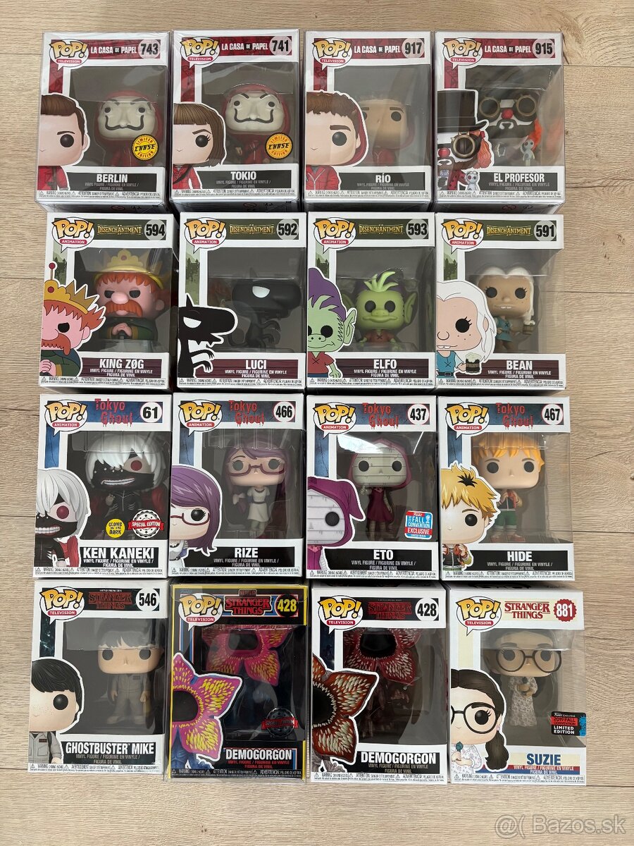 Funko Pop Vzácna Zbierka