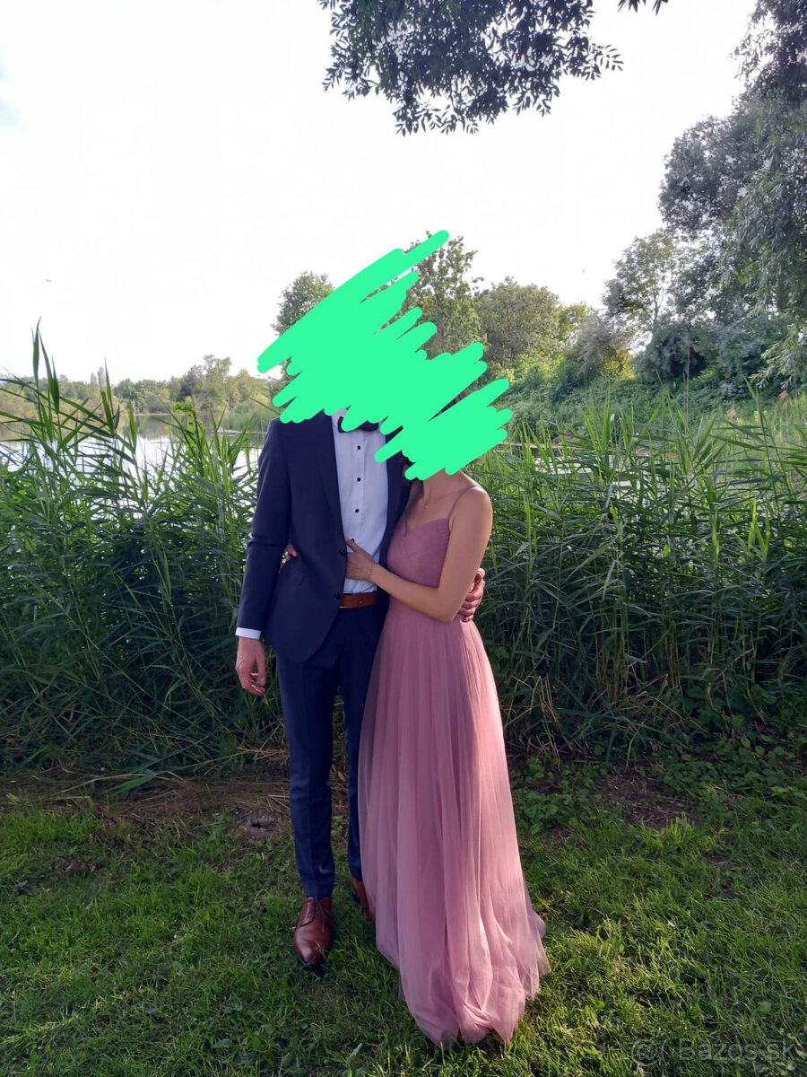 Šaty spoločenské dámske dlhé, veľkosť č. 36/S