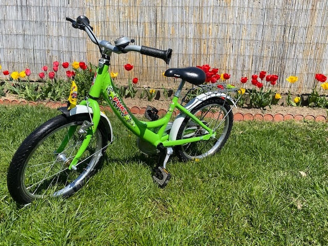 Detský bicykel Puky 18" Alu kiwi
