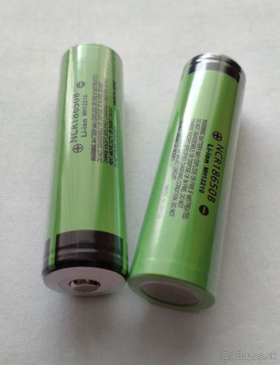Predám Li-ion NCR18650B bateriu 3400mAh Panasonic