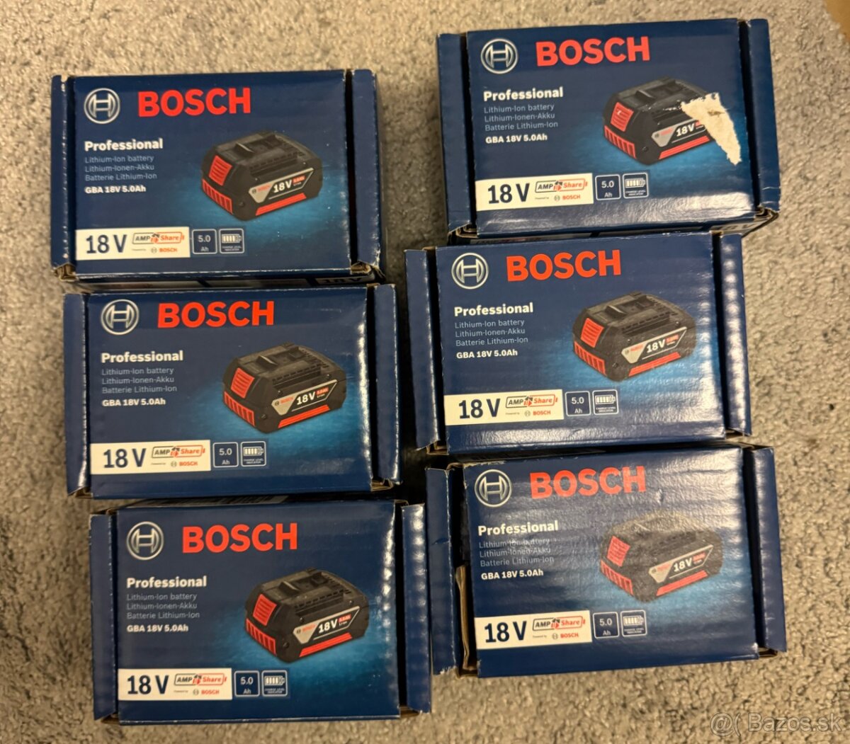 Batéria Bosch GBA 18V 5.0 Ah