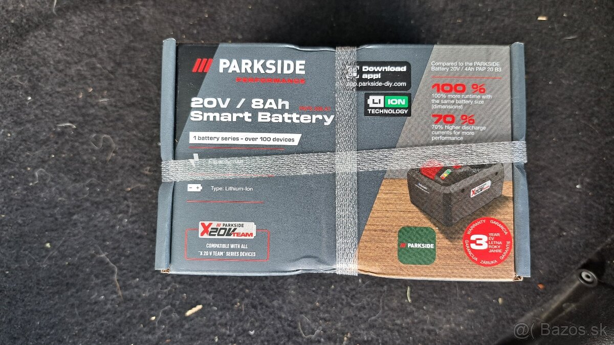 Parkside 20V 8Ah akumulátor