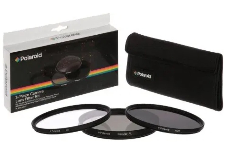 sada filtrov Polaroid - 3x 55 mm - 3x 58 mm - UV CPL ND9