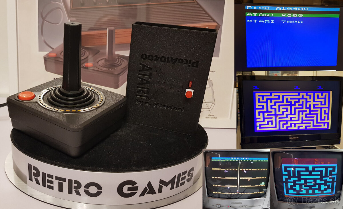 Atari 2600/7800 multikarta – 695+108 hier + zoznam