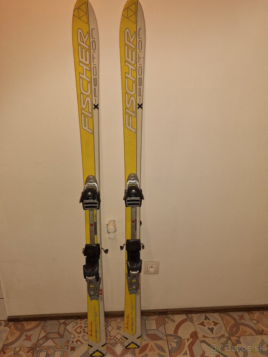 damsky/detsky skialp  set 160cm fischer + diamir