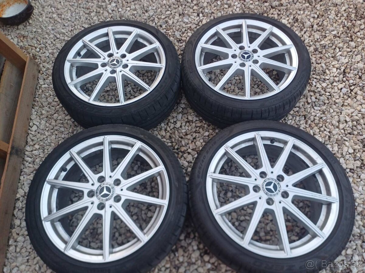 Orig. hliníkové disky Mercedes R18, 5x112