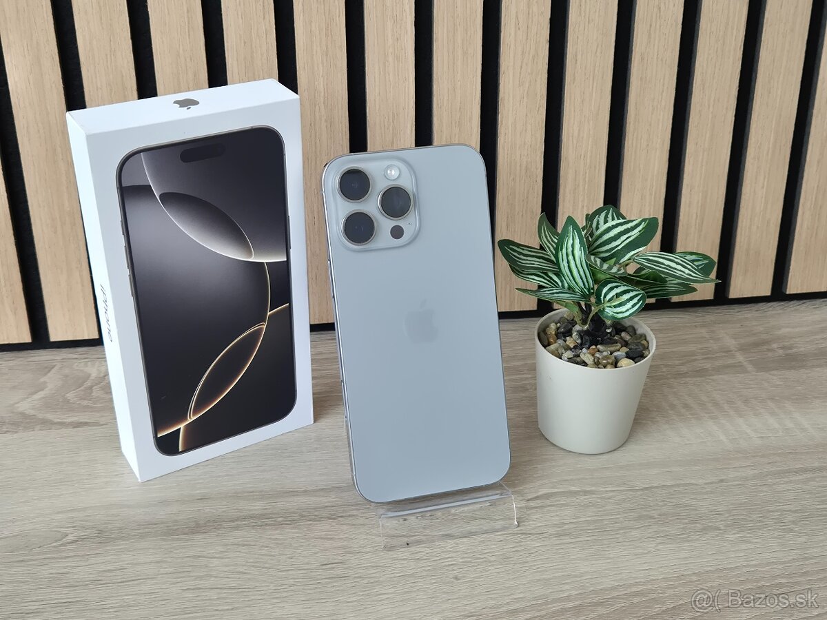Apple iPhone 16 Pro Max 256GB Natural Titanium | ZÁNOVNÝ
