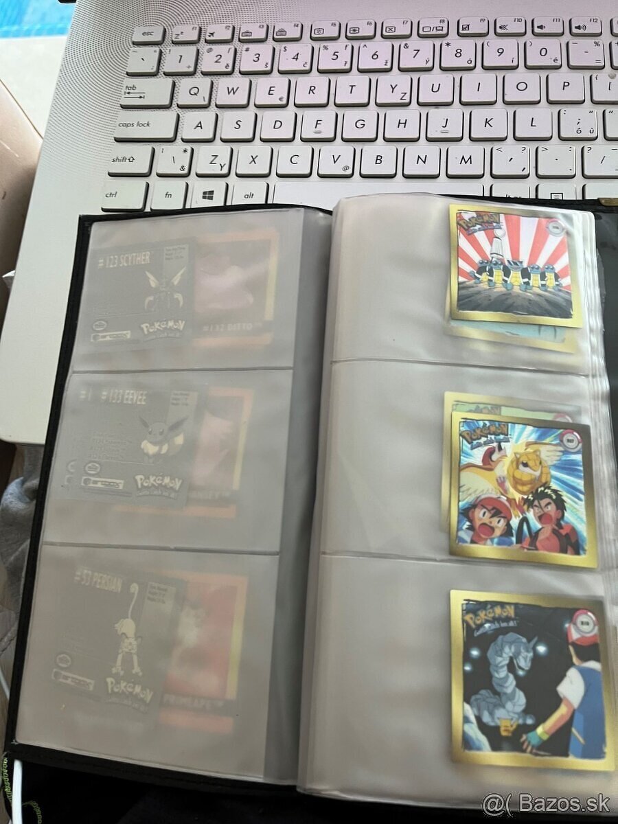 POKEMON 1999 FIRST EDITION stickers GOLD, SILVER, COMMON