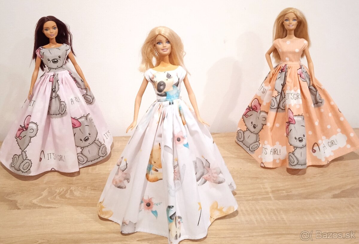 Barbie -Šaty pre Barbie