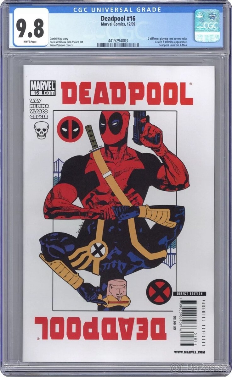 Komiks Deadpool #16, 2009, CGC 9.8