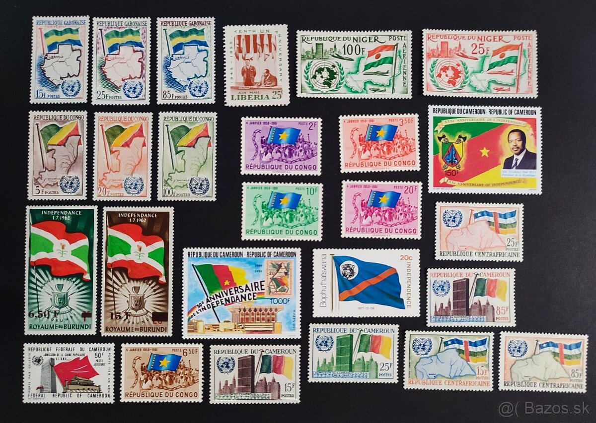 Zbierka poštových známok Afrika