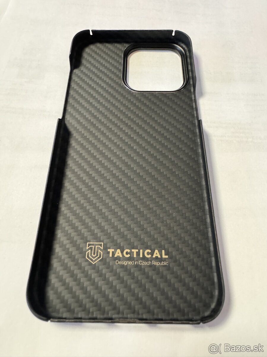 Puzdro Tactical Aramid Kryt pre iPhone 15 Pro Max Black