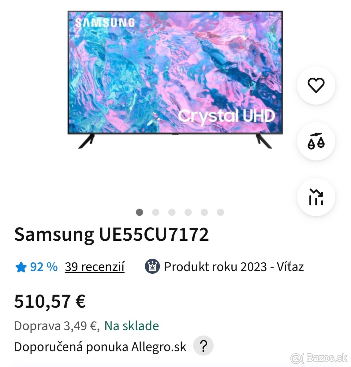 Samsung Crystal UHD 55