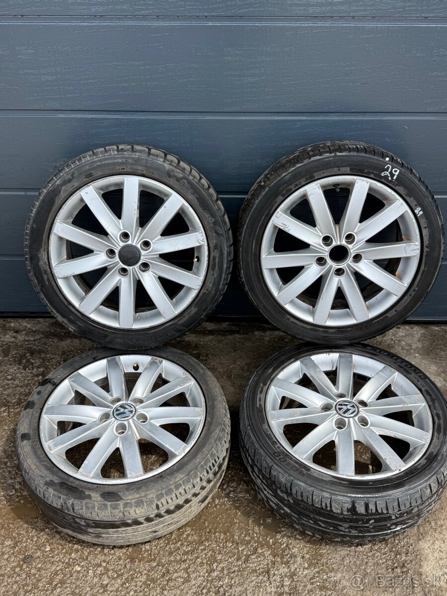 Predám elektrony 5x112 R17 . Disky originál Volkswagen