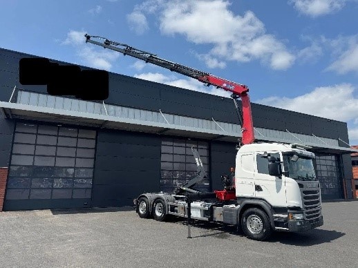 9900 Scania G 410 LB - 6x2 – Hákový nosič kontejnerů + HR-HM