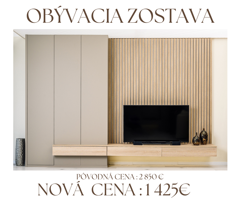 PREDÁM OBÝVACIU ZOSTAVU- VÝSTAVNÝ KUS ZA VÝHODNÚ CENU