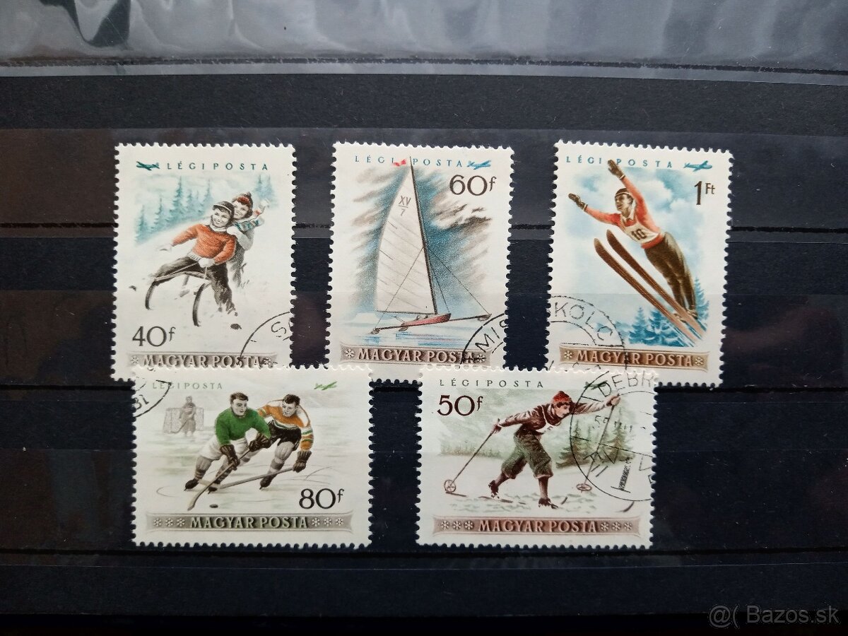 Poštové známky č.251 - Maďarsko - šport