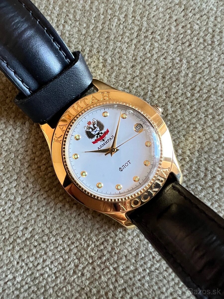 Naramkove hodinky POLJOT - ADMIRAL, KAPITAN MOSKVA