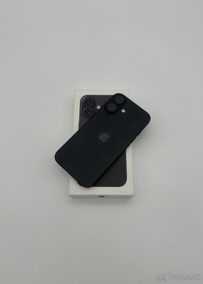 iPhone 16 256GB Black + ZÁRUKA + DARČEK