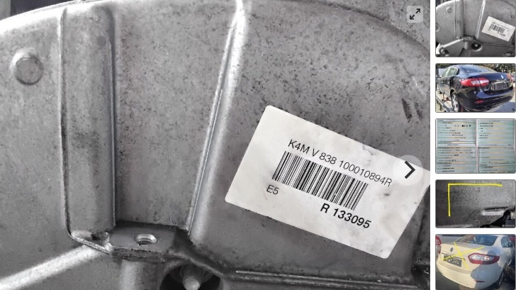 Renault 1.6 2014 predám MOTOR K4M, PREVODOVKA JR5 342 5 rých