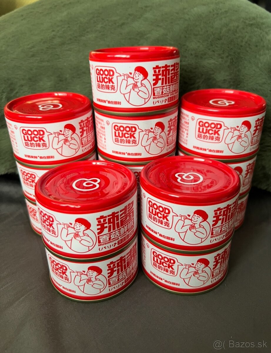 GOOD LUCK hubová chilli omáčka