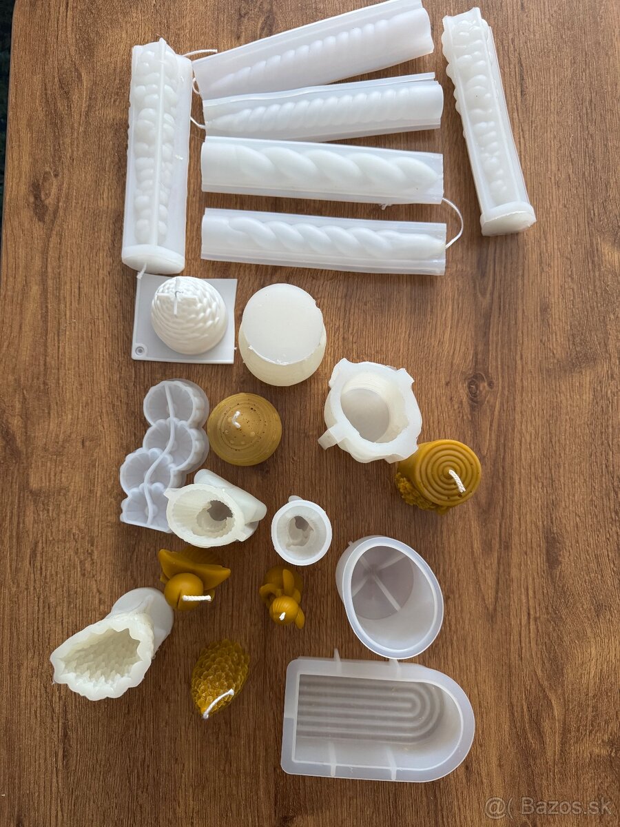 Silikónové formy na sviečky