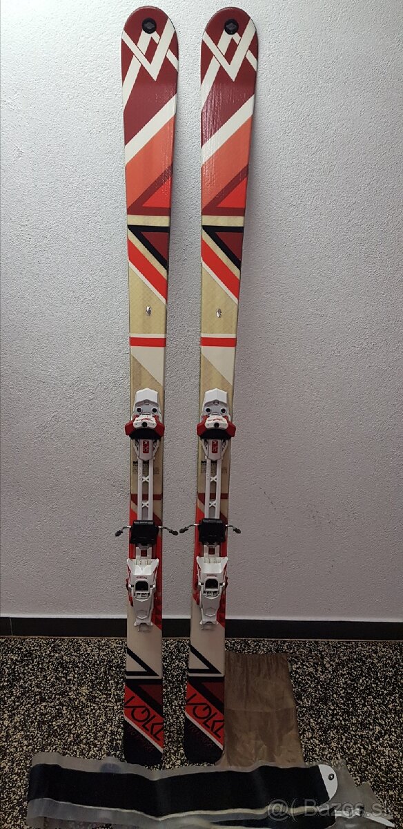 Skialp lyže s viazaním plus pásy