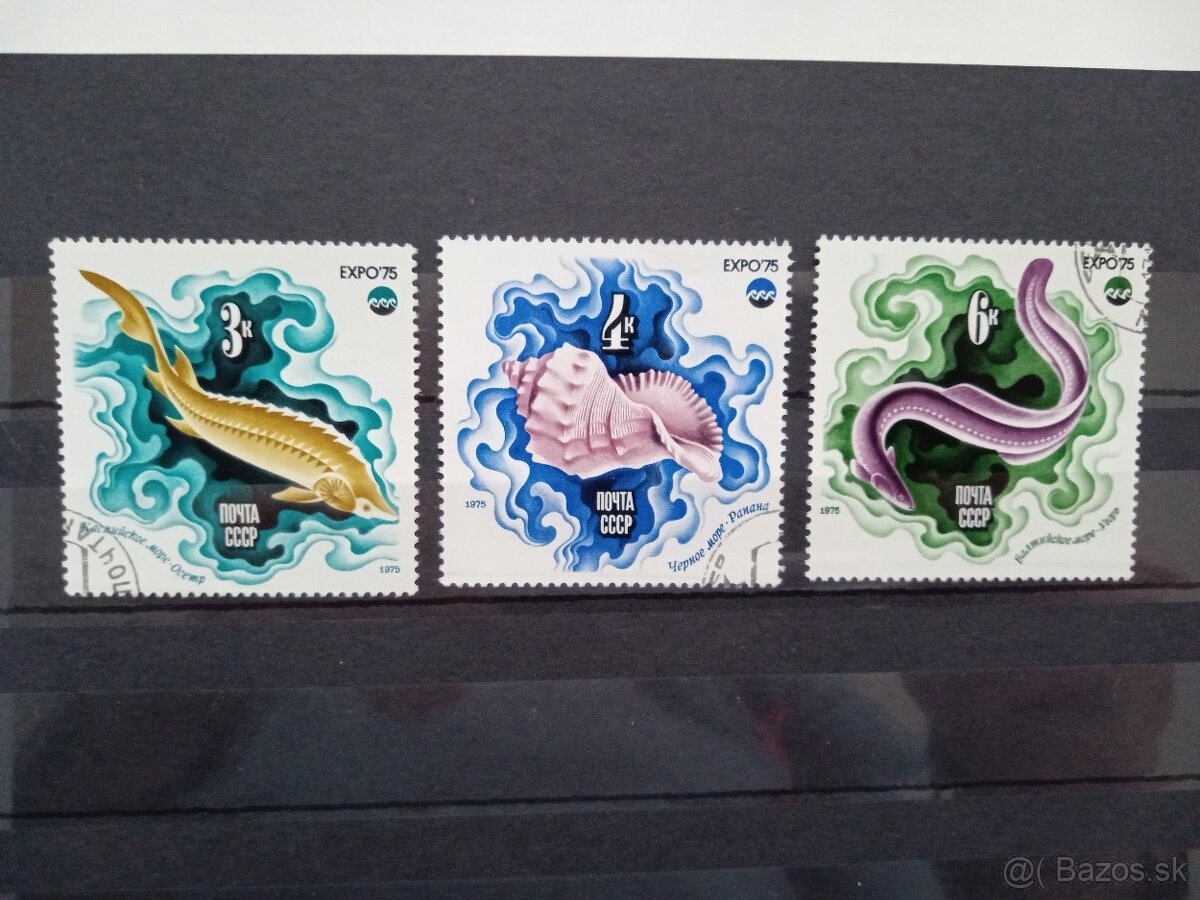 Poštové známky č.541 - ZSSR - marine life