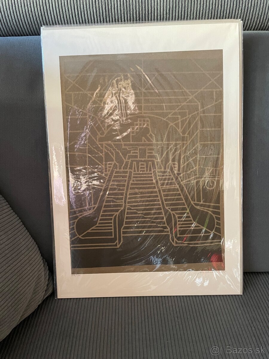 Predám grafiku Čierne diery Obchodný Dom Ružinov