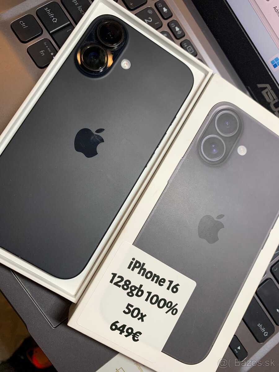 Apple iPhone 16 128gb black