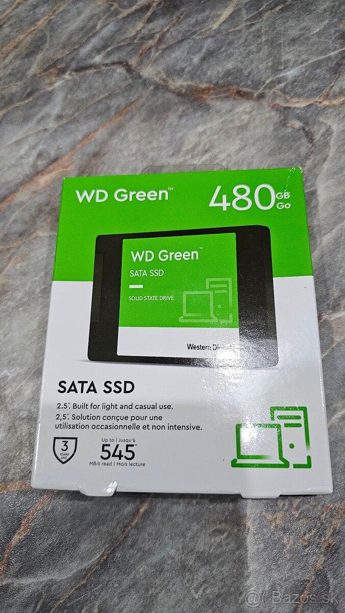 SSD 2,5" SATA WD Green™ 480GB