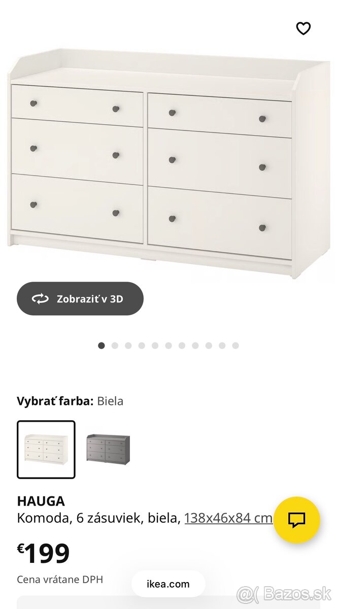 Komoda ikea Hauga
