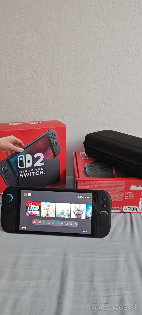 Nintendo Switch 2 + ochranné púzdro, v záruke.