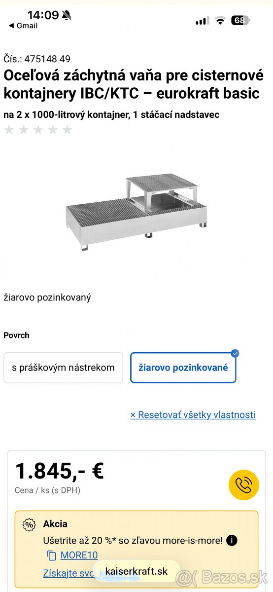 zachytna vana