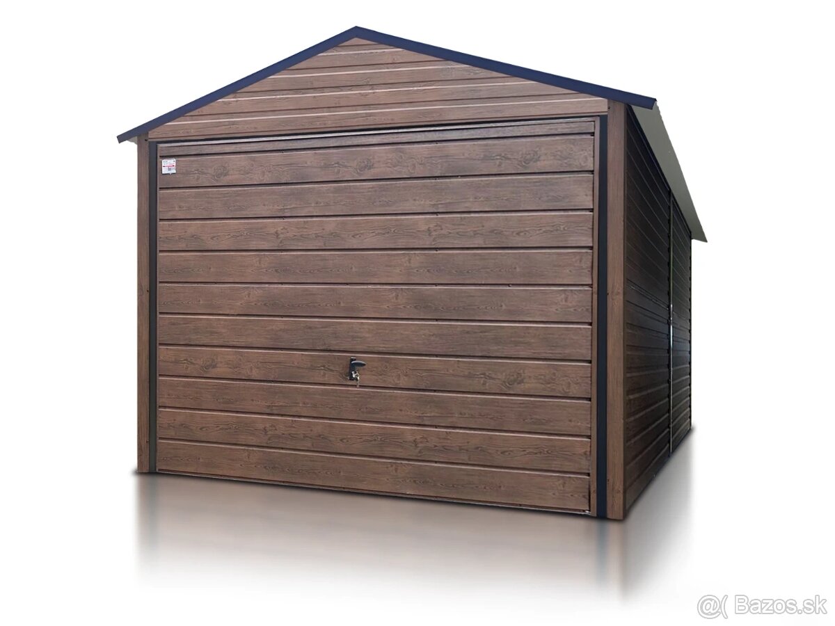 Plechová garáž 3x4m