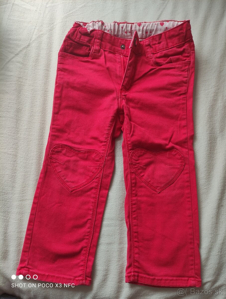 Dievčenské rifle značky H&M