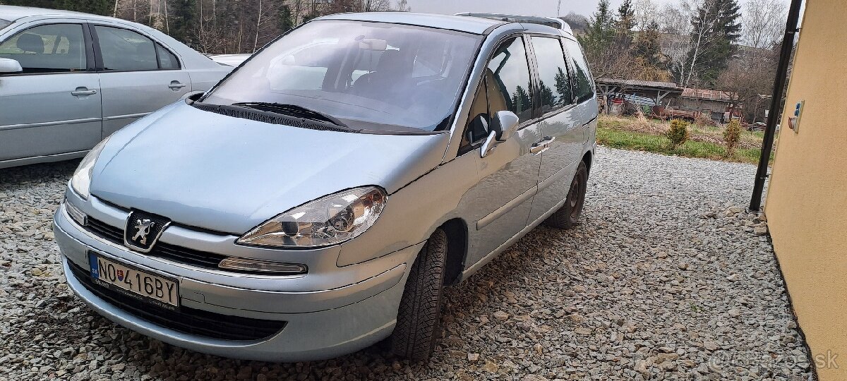 Peugeot 807 2.2l, 94kw, rok výroby 2006