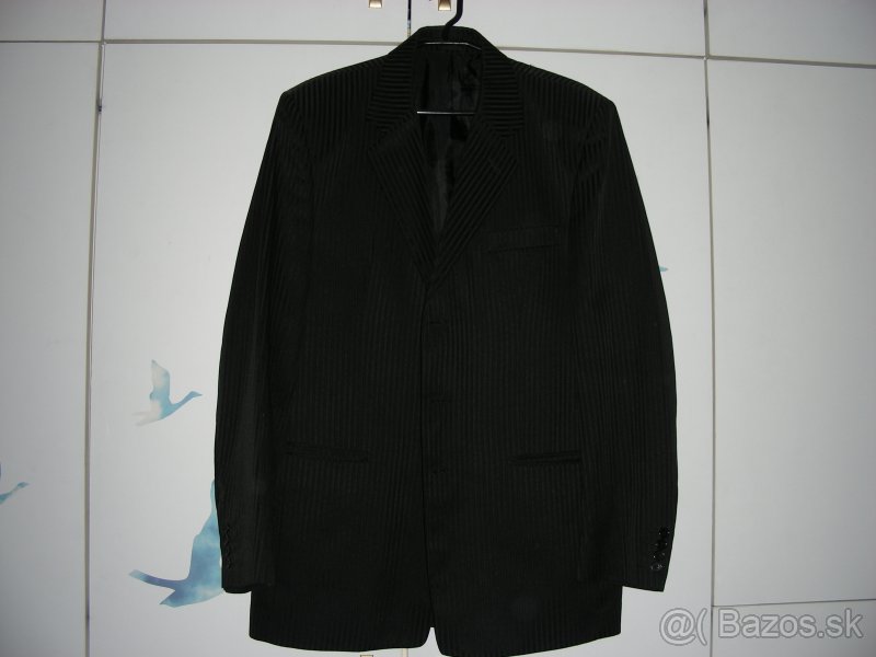 Pánsky oblek, sako, vesta a nohavice, veľkosť 50-L.