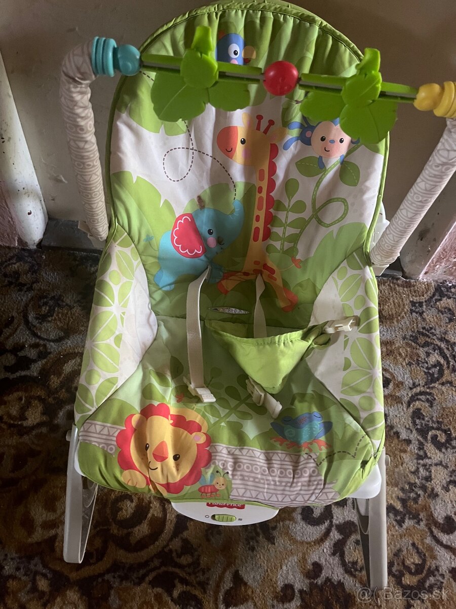Vibračné kreslo fisher price