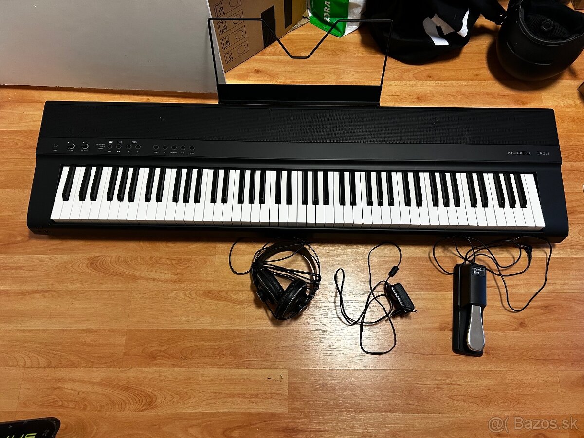 🎹 Elektrický klavír Medeli SP201 – TOP stav za super cenu