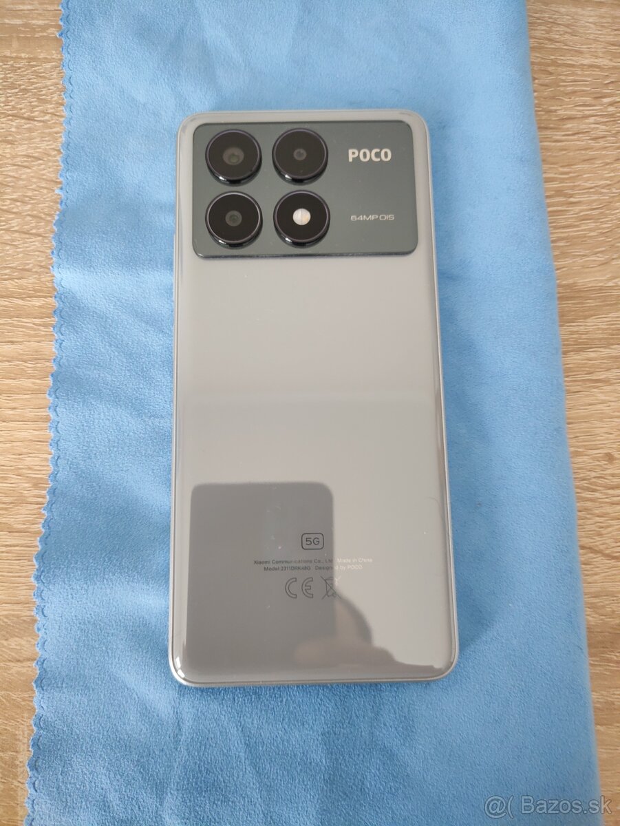Predám zánovný Poco X6 Pro Silver.