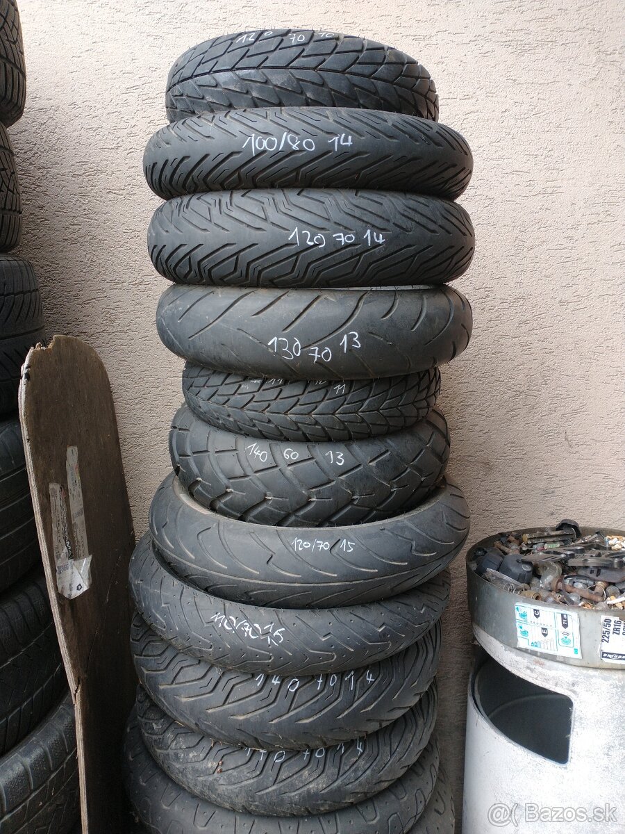 Predam pneu na skuter scooter predna zadna