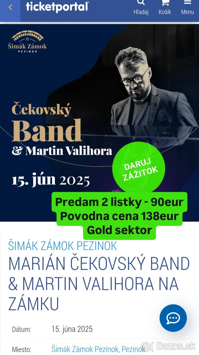 Koncert Marian Cekovsky & Martin Valihora