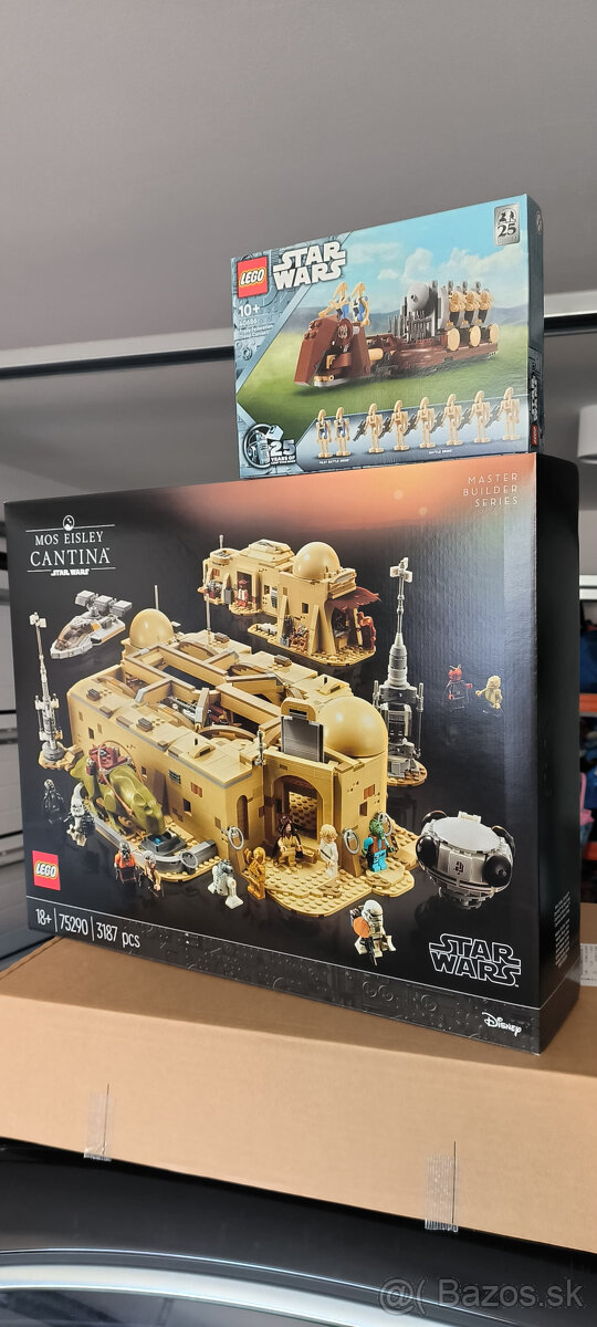 Predam Lego 75290 Mos Eisley Cantina + Lego 40686 Vojenský t